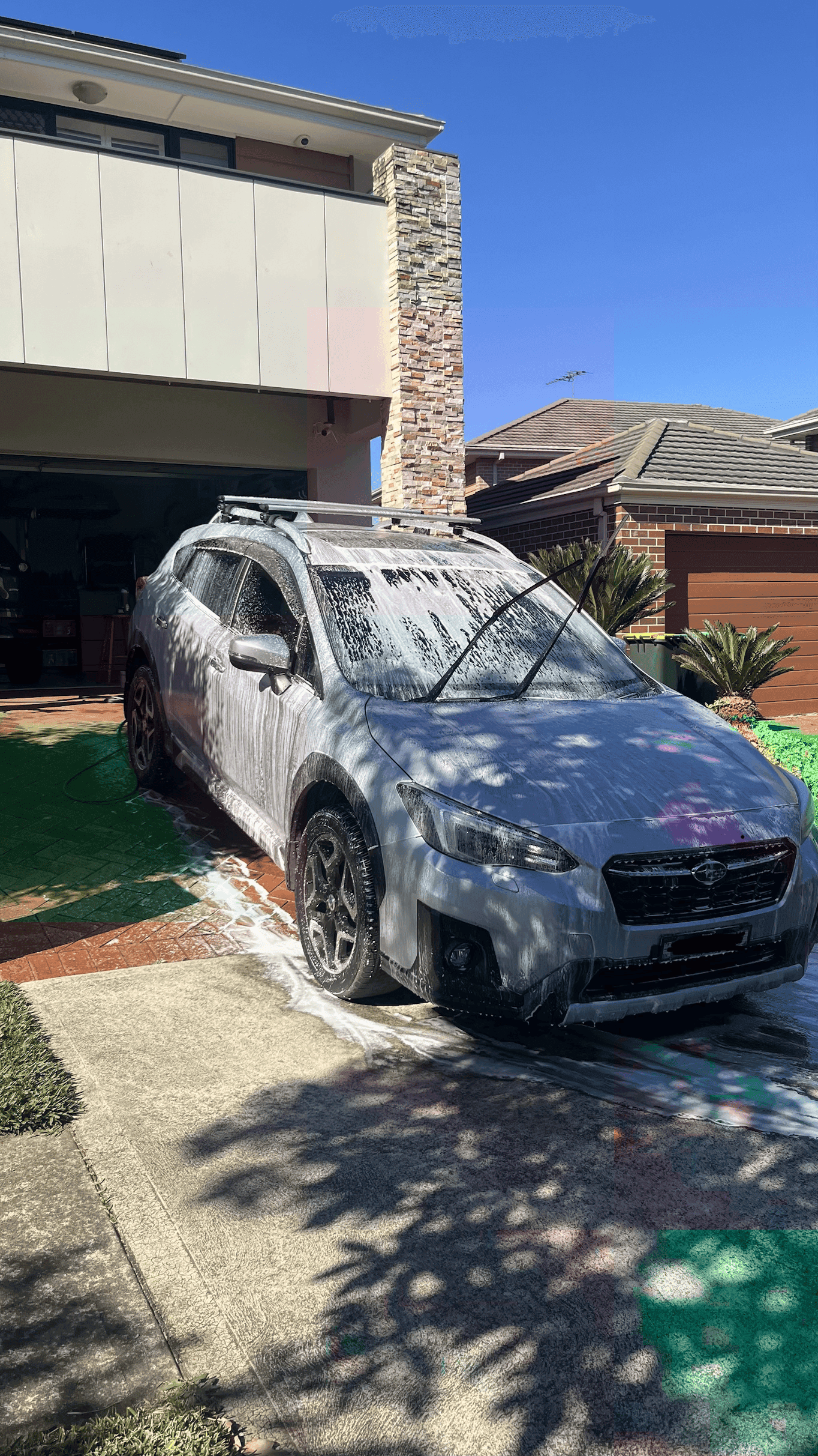 Exterior wash
